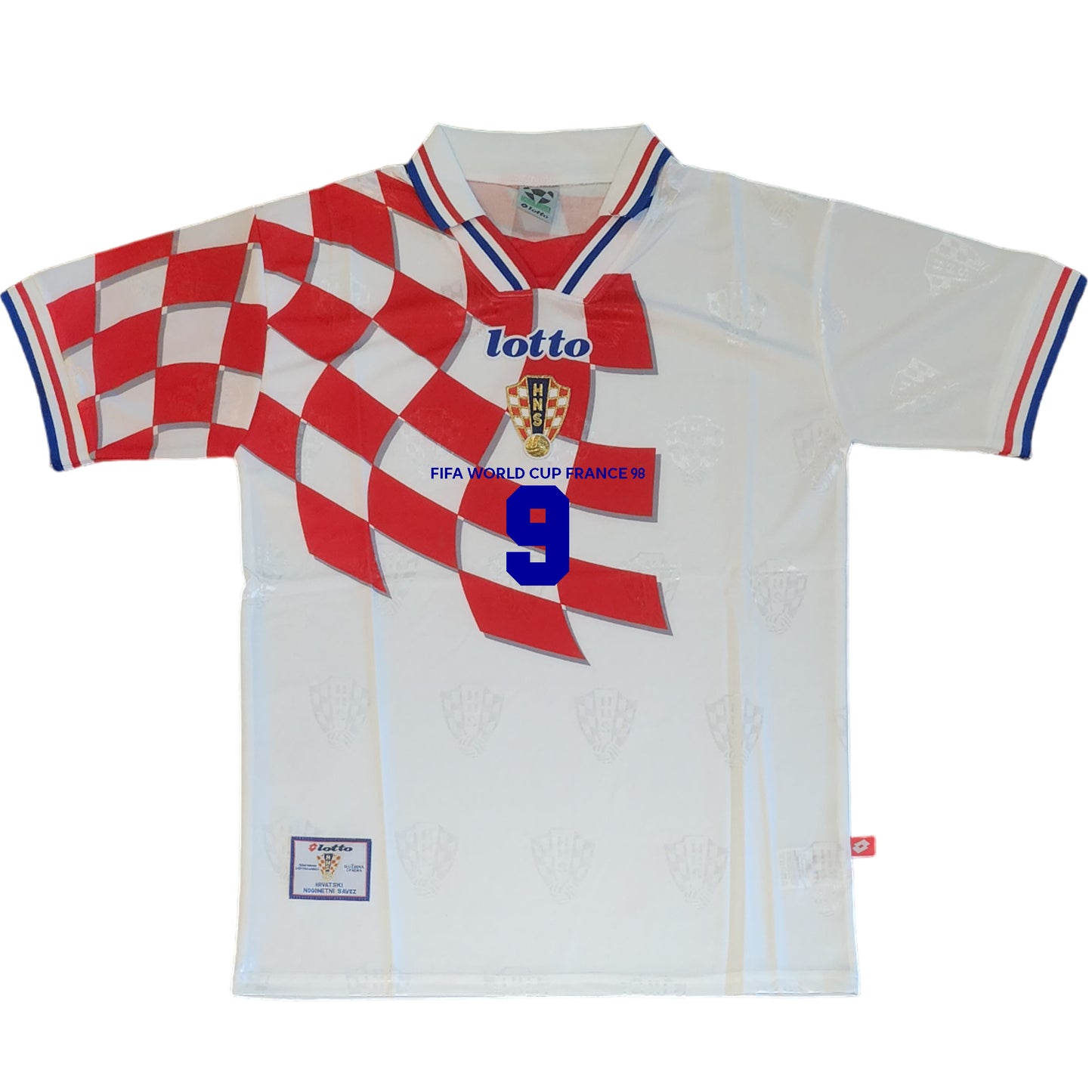 1998 Retro Croatia jersey (home)