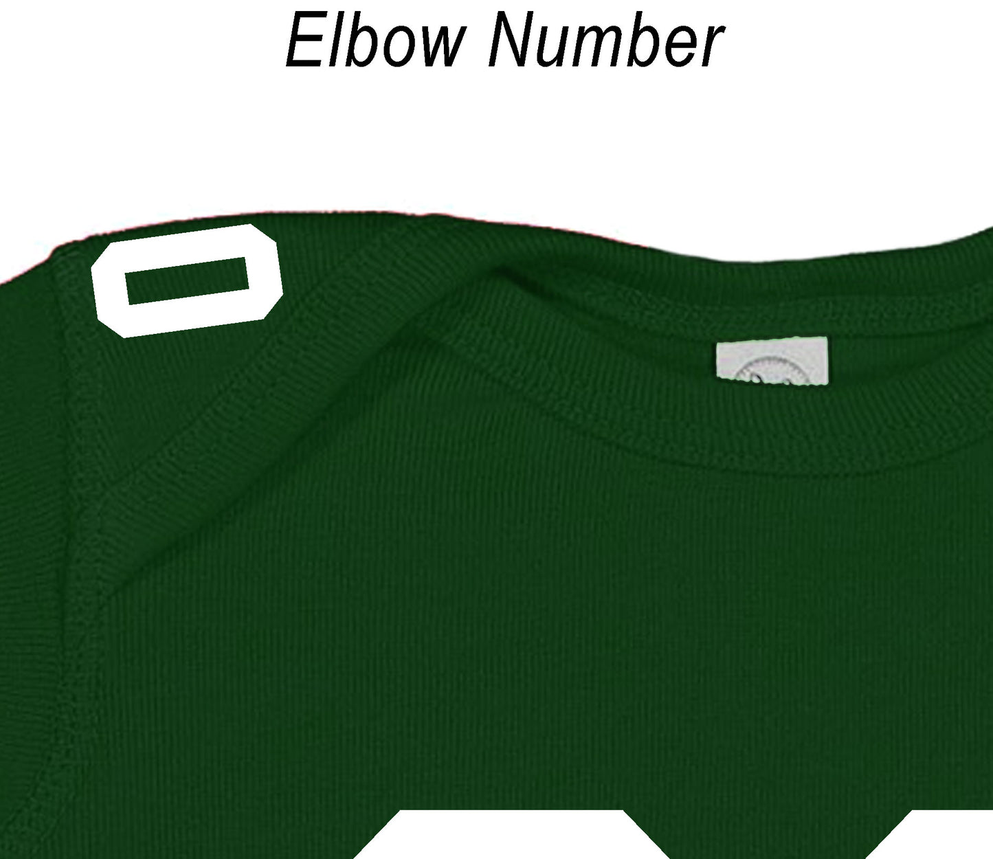 Football baby bodysuit Style 2 (Forest Green)