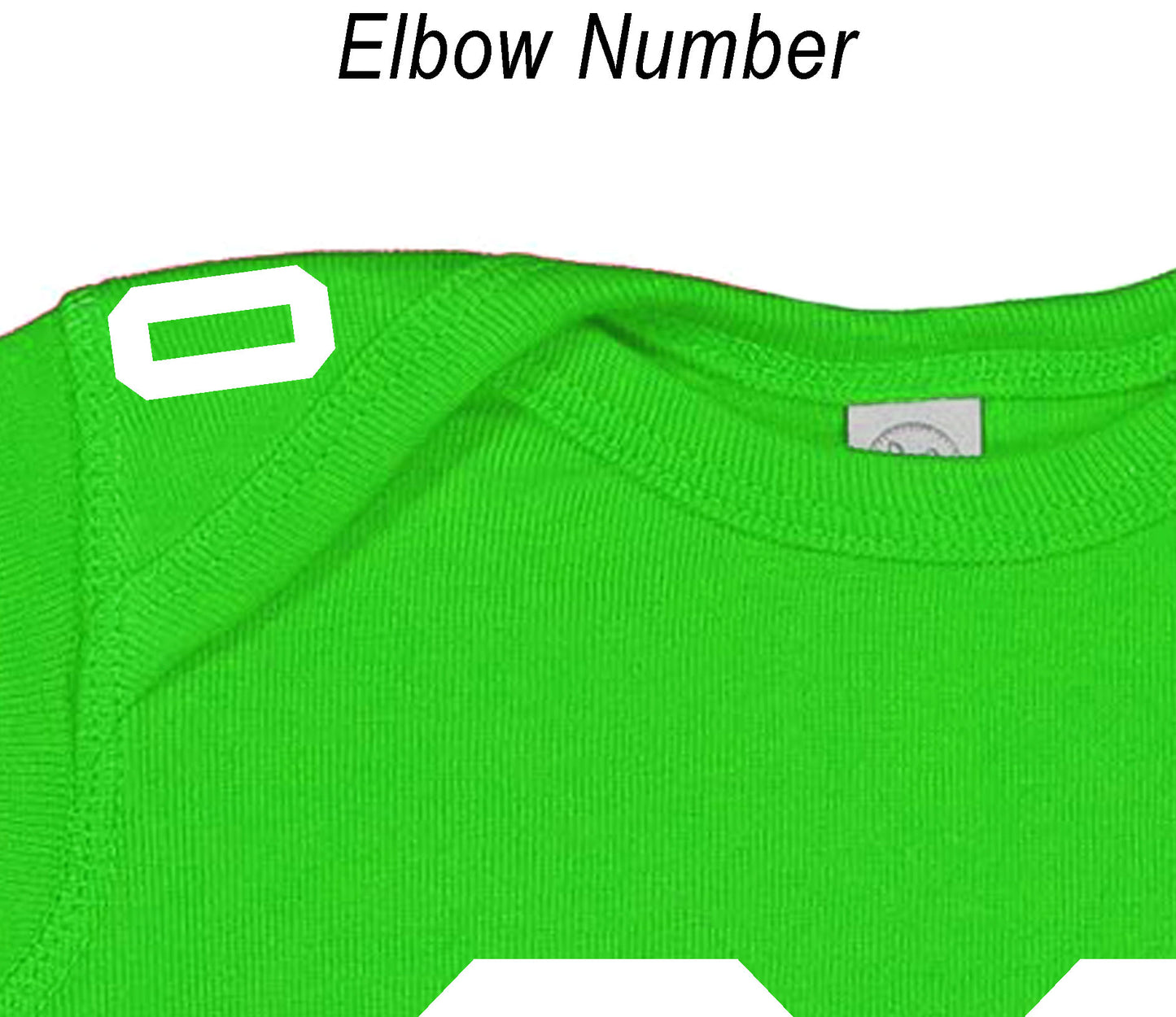 Football baby bodysuit Style 2 (Lime Green)