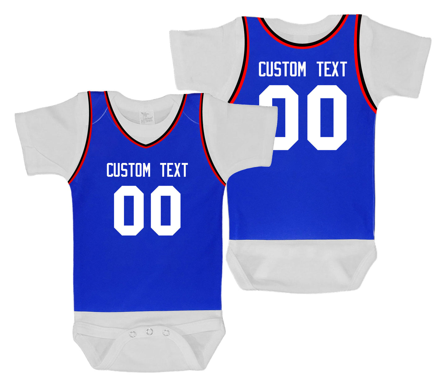 Basketball baby bodysuit style 3