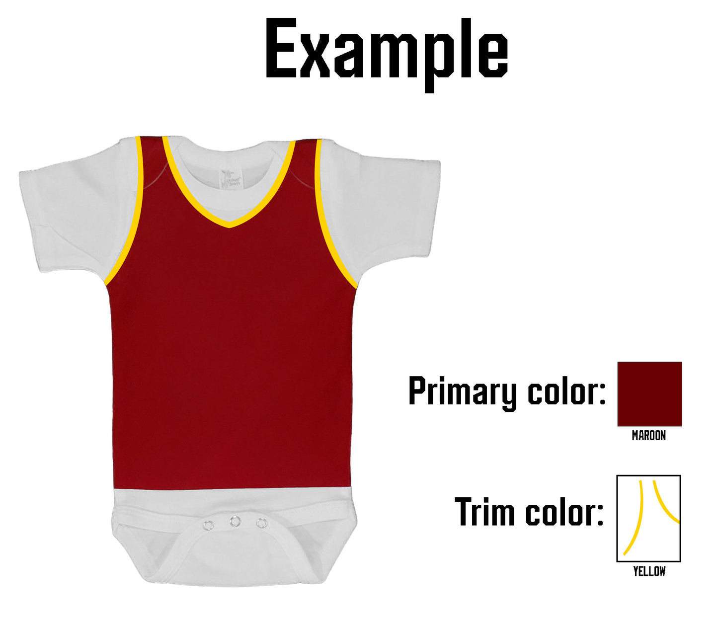 Basketball baby bodysuit style 2