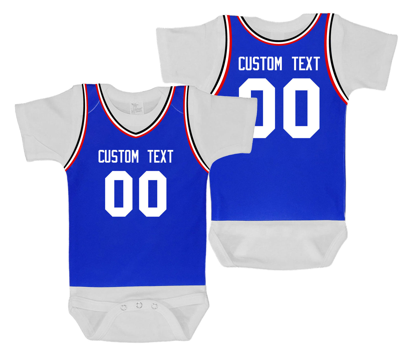 Basketball baby bodysuit style 4