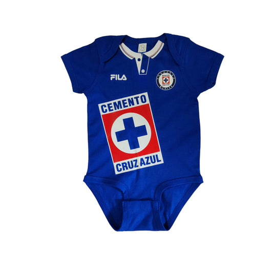 Cruz Azul retro 1996-97 baby bodysuit (home)