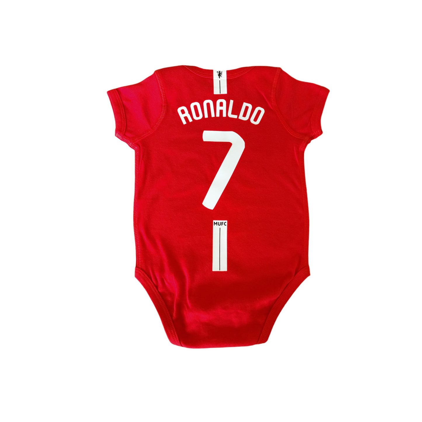 Ronaldo retro 2008 baby bodysuit (red)