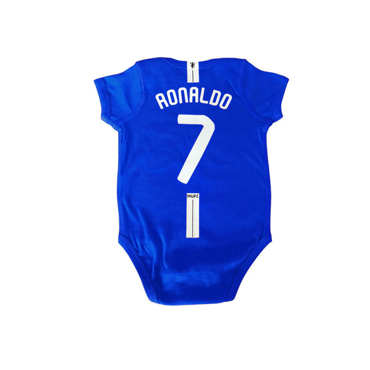 Ronaldo retro 2008 baby bodysuit (blue)