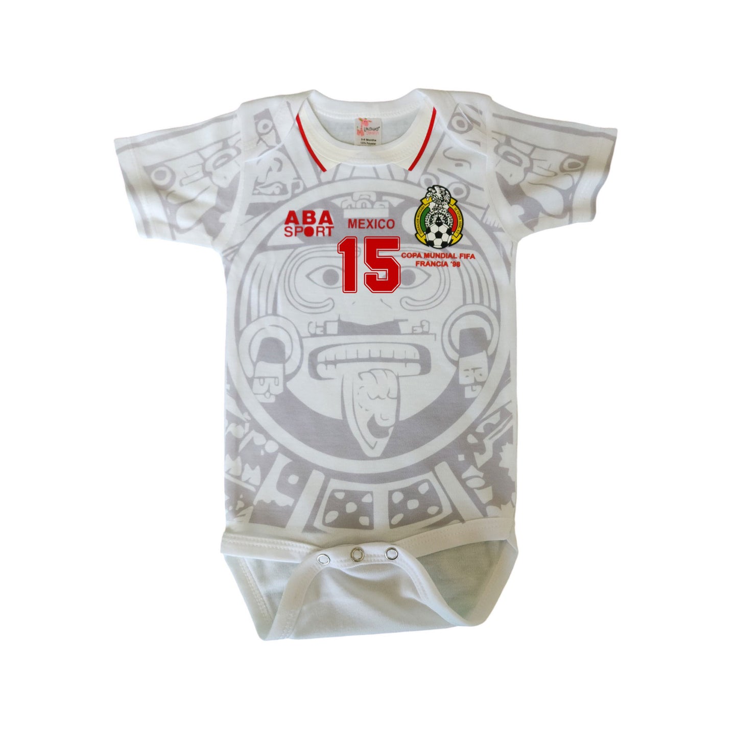 1998 Mexico retro baby bodysuit (away)