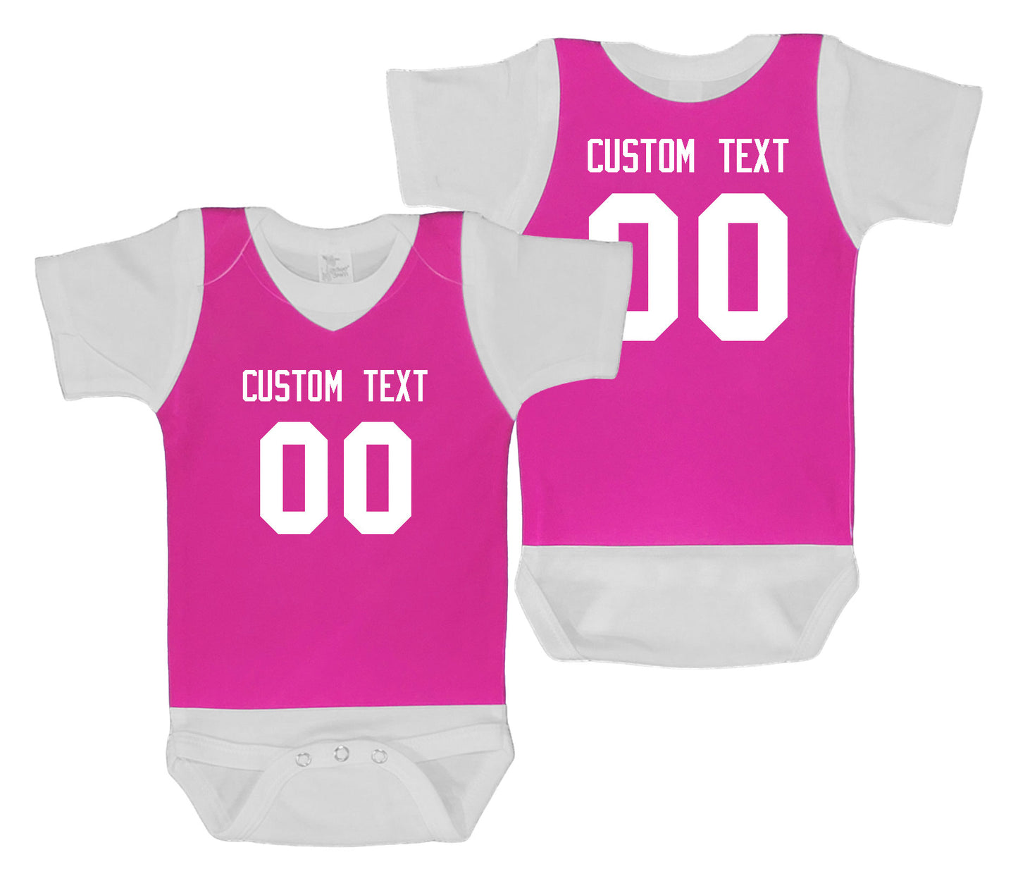 Basketball baby bodysuit style 1 (pink)