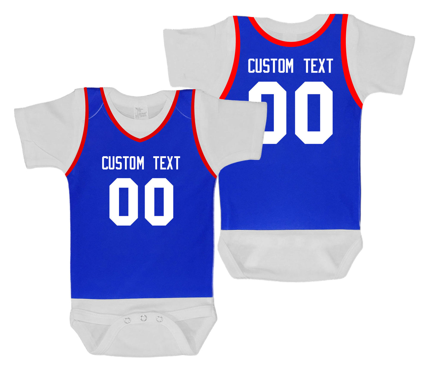 Basketball baby bodysuit style 2