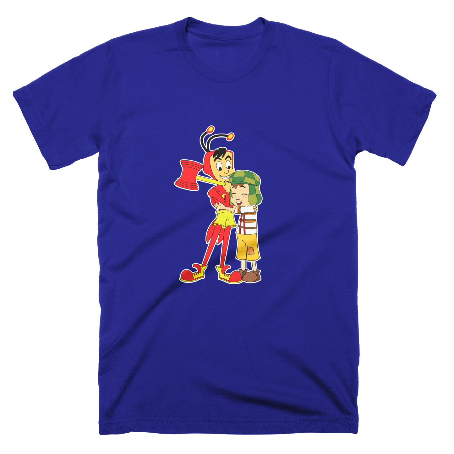 El Chavo & Chapulin Colorado Adult T shirt