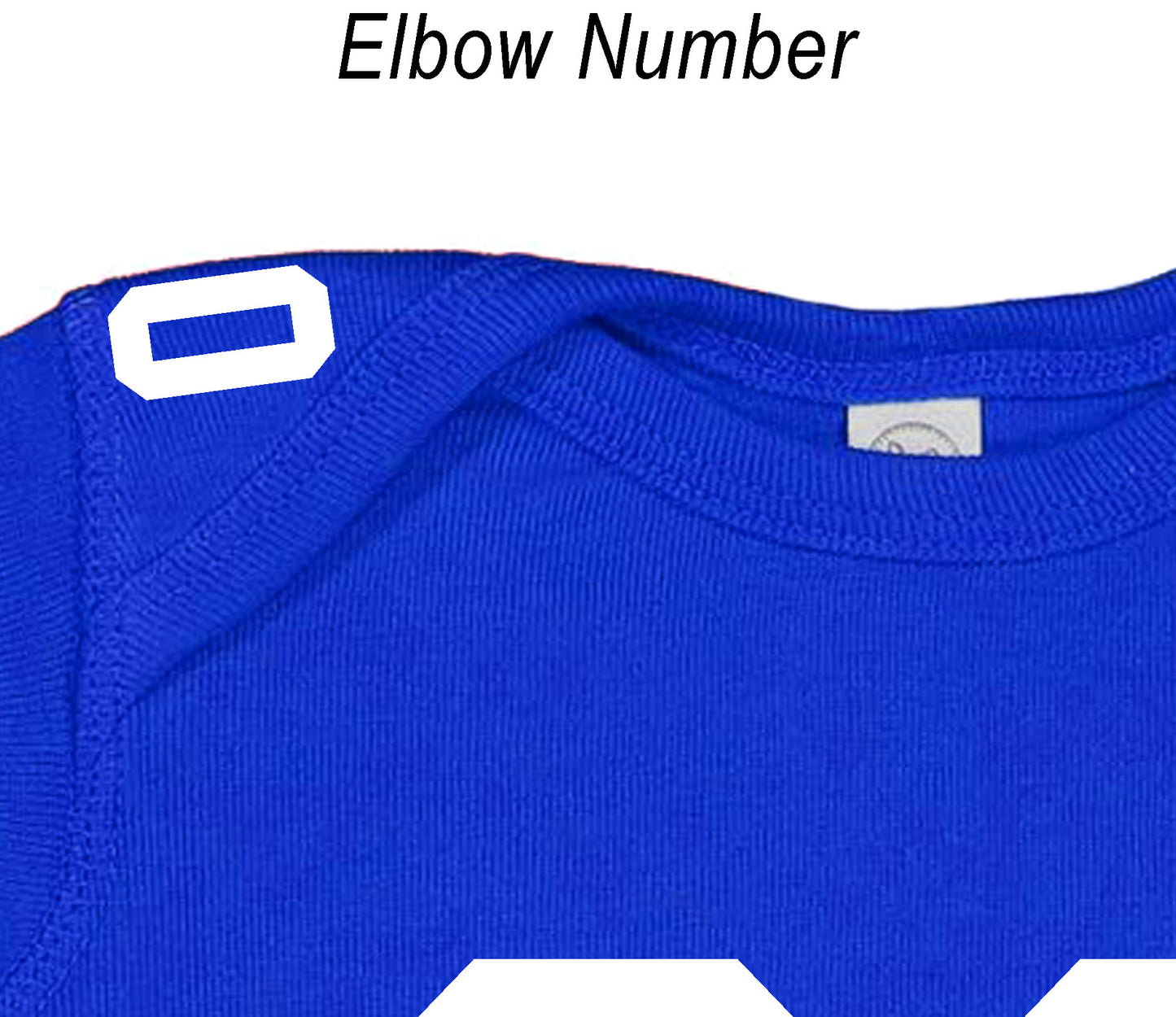 Football baby bodysuit Style 3 (Blue)