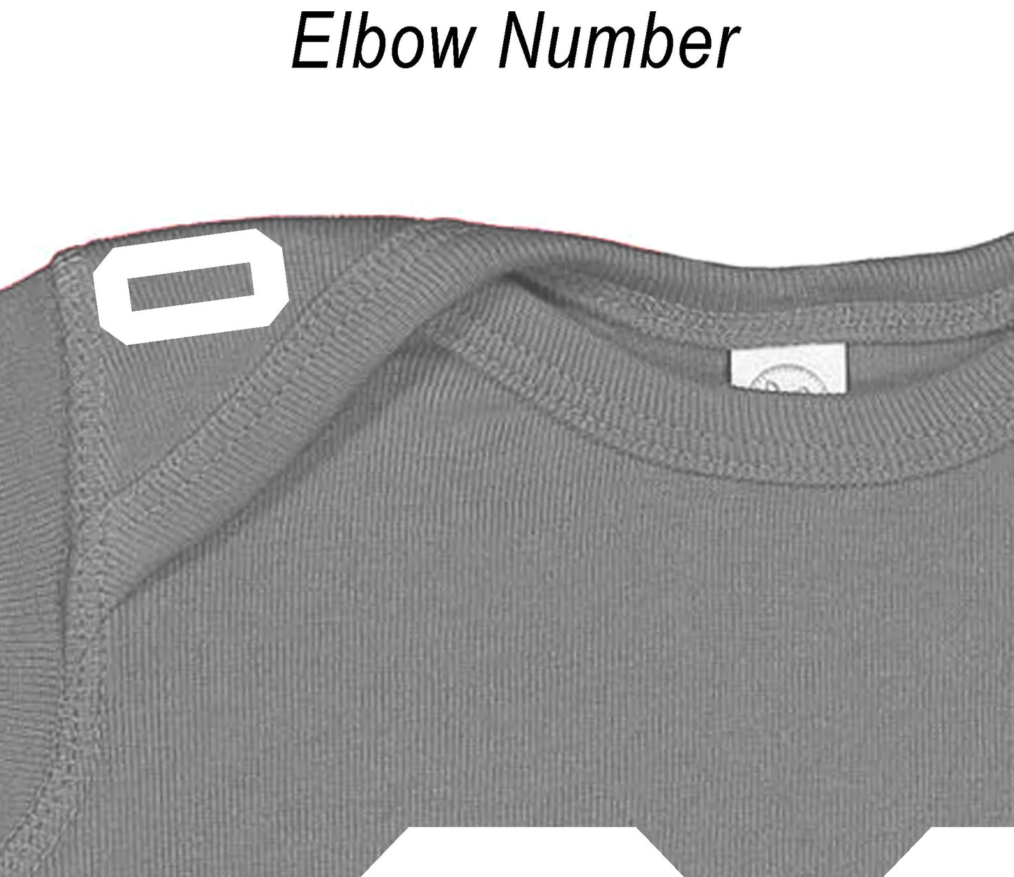 Football baby bodysuit Style 3 (Gray)