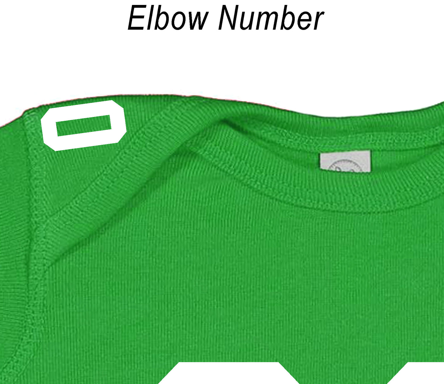 Football baby bodysuit Style 3 (Green)