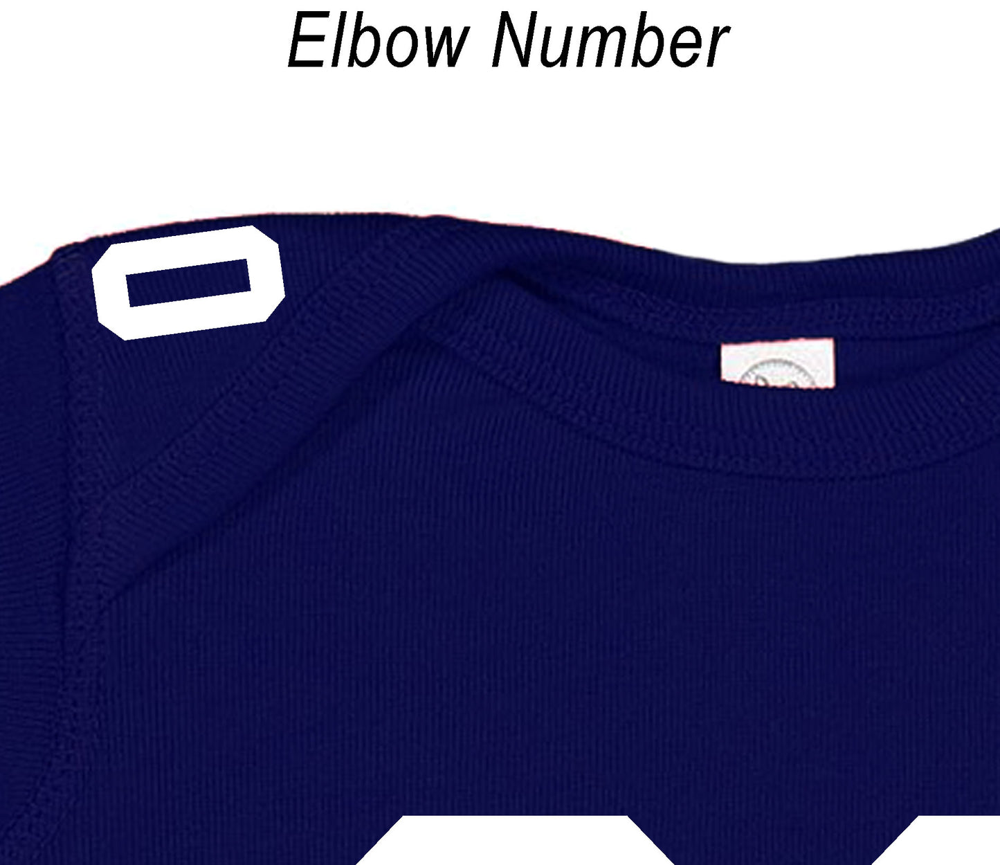 Football baby bodysuit Style 3 (Navy)