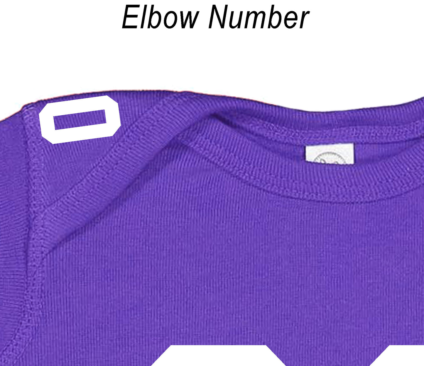 Football baby bodysuit Style 3 (Purple)