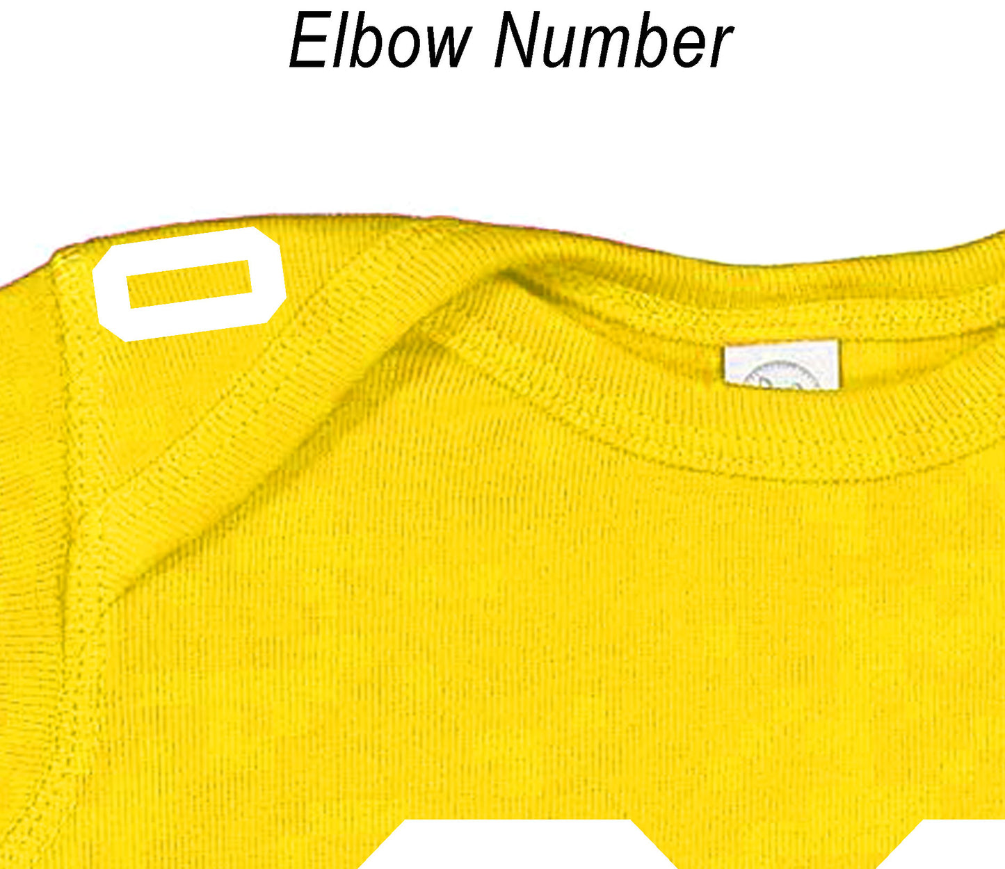 Football baby bodysuit Style 3 (Yellow)